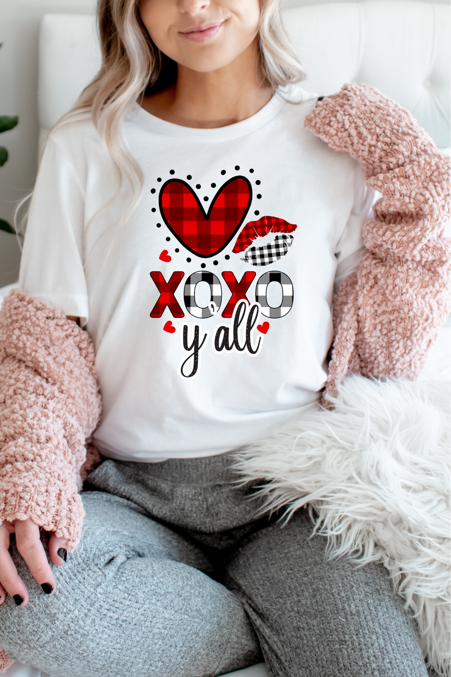 XOXO Y'all Valentine's Day Graphic Tee