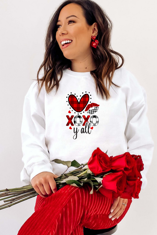 XOXO Y'all Valentine's Day Sweatshirt