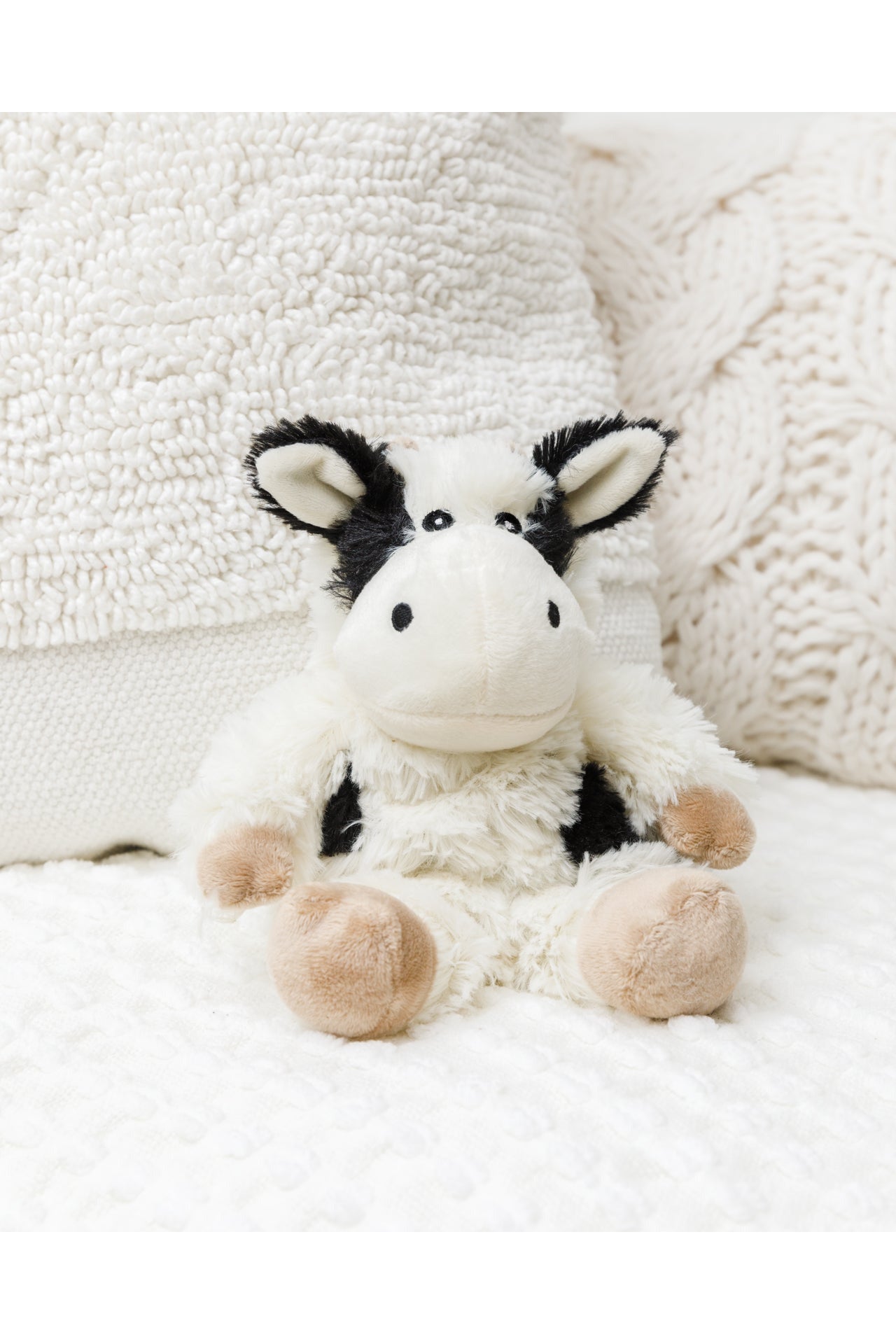 Black and White Cow Warmies Junior